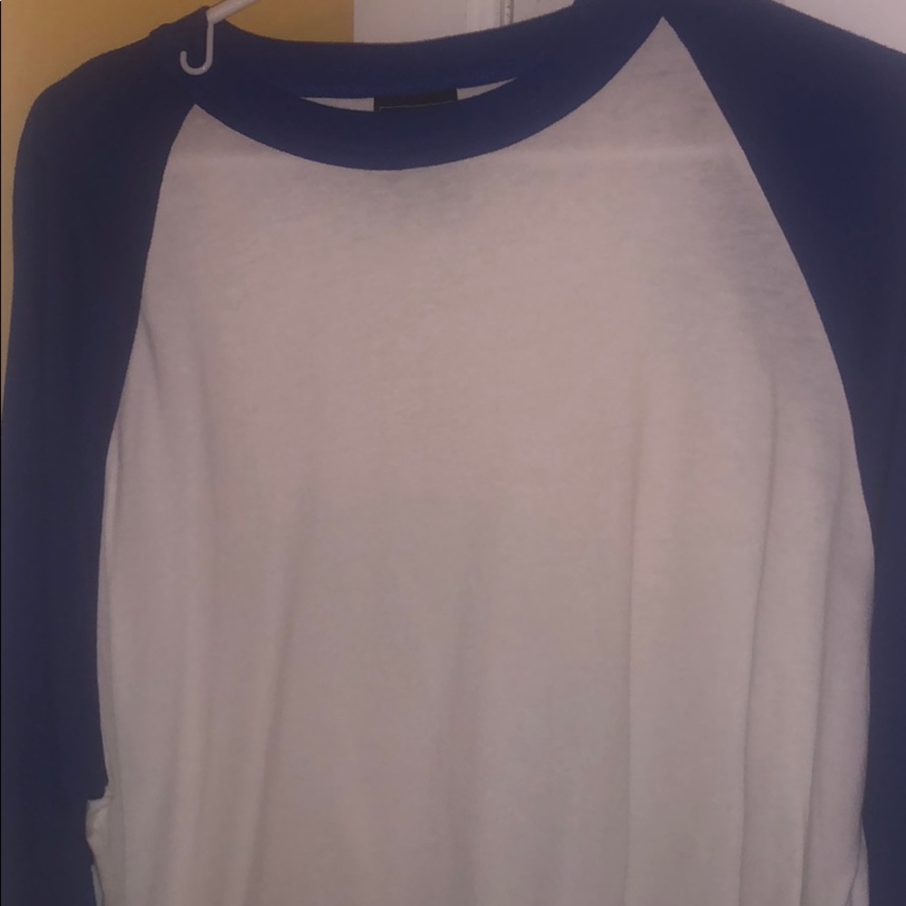 New baseball style tee shirt